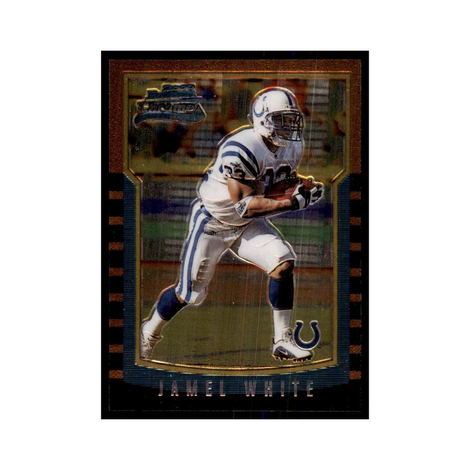 2000 Bowman Chrome Jamel White RC Football Cards #208 - Image 1 of 3