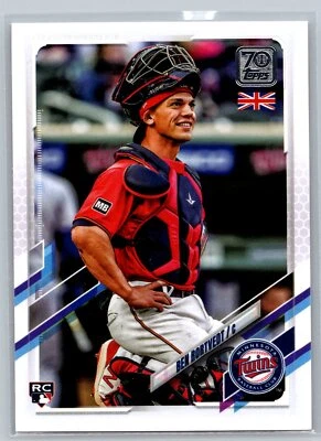 Ben Rortvedt 2021 Topps UK Edition BASEBALL #180 Minnesota Twins RC - Image 1 of 2