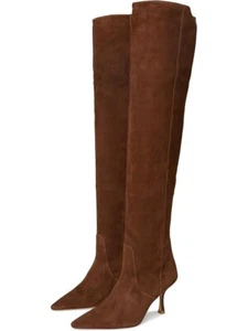 NEW Stuart Weitzman Women's Naomi 75 Tall deep coffee Boots SIZE 7 - Picture 1 of 10
