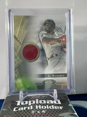 2023 Topps Tier One Relics #T1R-ARO Amed Rosario 361/400 Mets Nationals - Image 1 of 2