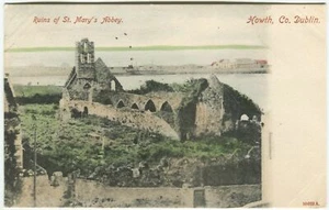RUINEN VON ST MARY'S ABBEY, HOWTH - Grafschaft Dublin Postkarte - Bild 1 von 2