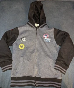 DISNEY MICKEY MOUSE JACKET YOUTH SIZE M ZIP UP HOODIE JACKET 1928 - Picture 1 of 5