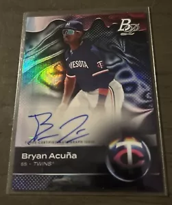 2023 Bowman Platinum TOP-86 Bryan Acuna RC Auto Free Shipping! - Picture 1 of 2