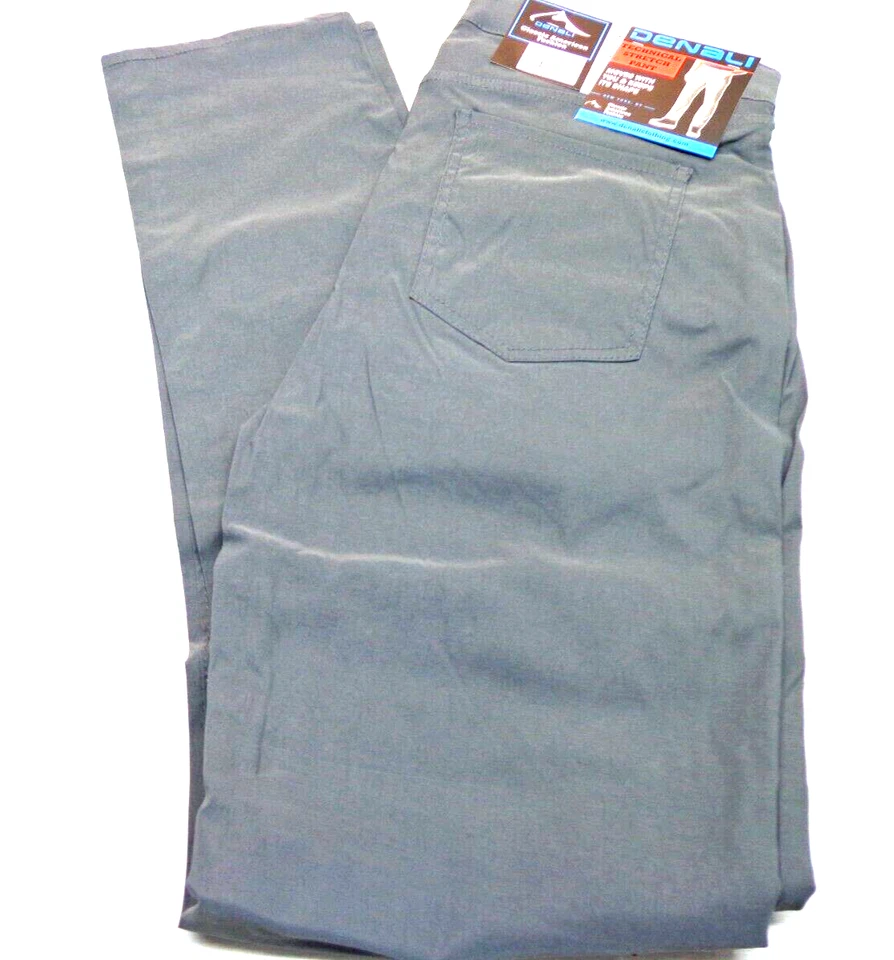 DENALI Charcoal Sky Gray Technical Stretch Pants 32/32