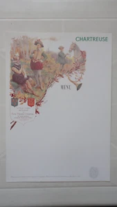 MENU LIQUEUR CHARTREUSE ROI HENRI IV - Picture 1 of 1