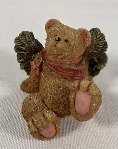 Oso de peluche de resina con alas de ángel, - Imagen 1 de 6