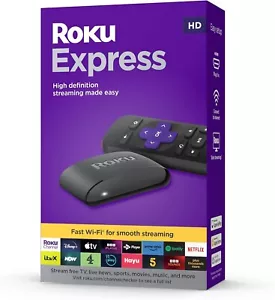 Roku Express HD Streaming Device High-Speed HDMI Cable and Fast WIFI - Open Box - Picture 1 of 6