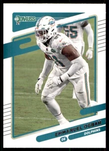 2021 Donruss Emmanuel Ogbah Miami Dolphins #69 - Picture 1 of 2