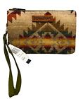Pendleton Wallet Women Three Pocket Keeper Purse Wool Taos Trail Aztec Print