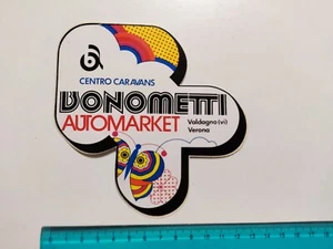 ADESIVO BONOMETTI AUTO MARKET VALDAGNO VERONA STICKER AUTOCOLLANT 80s ORIGINAL - Picture 1 of 1