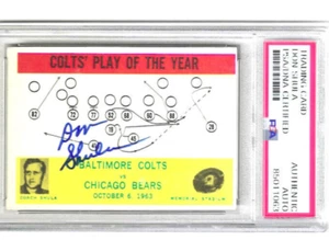 DON SHULA signed BALTIMORE COLTS 1964 PHILADELPHIA #14 Rookie card PLAY CARD - Picture 1 of 1