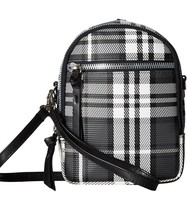 STELLA & MAX BLACK/ WHITE  Crossbody Makeup Day trip, Backpack NWT 