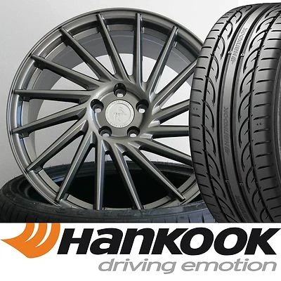 18" Keskin KT17 Grau 225/40 Hankook V12 Reifen für VW Golf 5 Variant 1KM - Bild 1 von 4