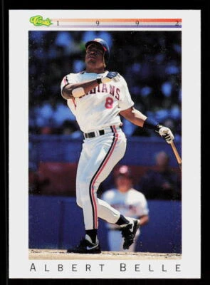 1992 Classic I Albert Belle #T13  Baseball  Cleveland Indians - Image 1 of 2