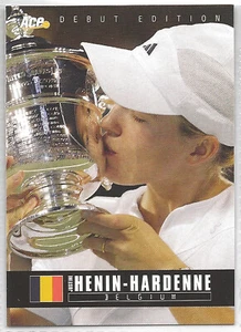 2005 Ace Authentic Debut Edition - Justine Henin Single Tennis Card #04 - Picture 1 of 1