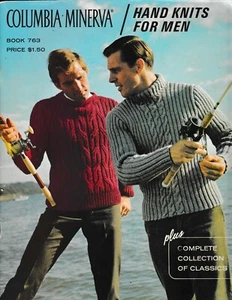 Hand Knits for Men Sweaters | Columbia Minerva #763 - Picture 1 of 9
