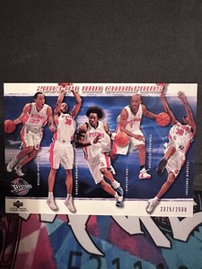 2003/04 Upper Deck NBA Champions Pistons Jumbo Card #2375/2500