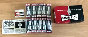 Vintage NOS Champion Spark Plugs UL-15Y # is now L-15Y- Qty 10 boxes - Picture 1 of 15