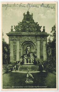 Berlin Gate, Fountain, Stettin/Szczecin, Germany/Poland, 1923