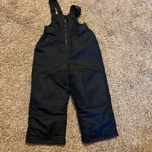 Cat & Jack black bib snow pants - Picture 1 of 2