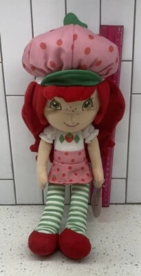 "Felpa Strawberry Shortcake 2015 14"" nueva con etiqueta Kellytoy rara linda" Foto 1 de 4