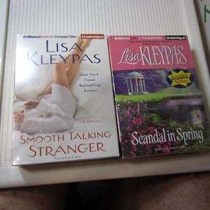 Lisa Kleypas lot of 2 CD  Audio Book s Brand New Sealed  Stranger-Scandal - Picture 1 of 2