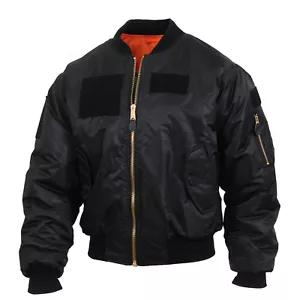 Rothco MA-1 Flight Jacket with Patches - Picture 1 of 12