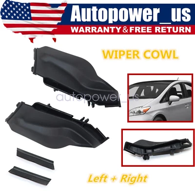 For Toyota Prius 2010 -15 Front Windshield Wiper Side Cowl Extension Cover Trim - Image 1 of 4