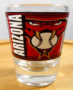 MLB Arizona Diamondbacks promo ad souvenir shotglass bar barware - Picture 1 of 6