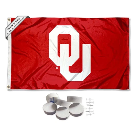 Oklahoma Sooners Large Logo Tapestry Banner Cover
