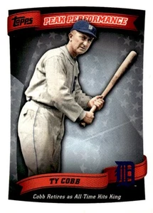 2010 Topps #PP-50 Ty Cobb Peak Performance - Picture 1 of 2