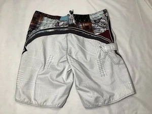Billabong Swim Trunks Mark Occhilupo Signature Board Shorts Size 40 Surf Y2K - Picture 1 of 5