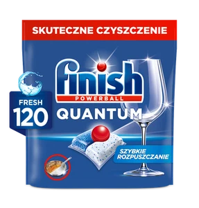FINISH QUANTUM POWERBALL GESCHIRRSPÜLER-KAPSELN DUFT FRESH FRISCH 120 STÜCK - Bild 1 von 13