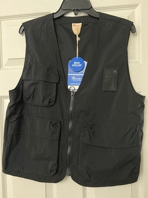 Chaleco Champion Eco Warrior Ripstop para hombre [Hecho en Italia] - Negro (Mediano) Foto 1 de 4