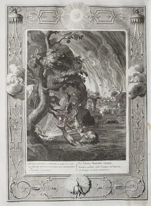 Tantalus Hölle Unterwelt - Mythologie Picart Musentempel - 1732 - Bild 1 von 2