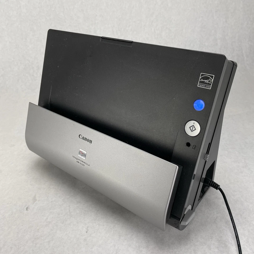 Canon ImageFormula DR-C125 Color Duplex Scanner M111081 w/ AC Adapter Untested - Image 1 of 4
