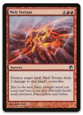 Melt Terrain #97 (LP) Scars of Mirrodin SOM Magic MTG - Image 1 of 2