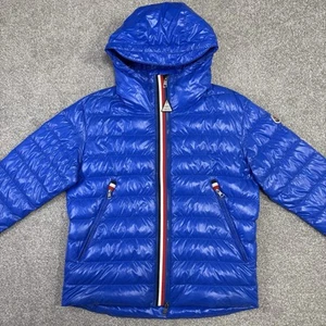Moncler Blesle Blue Puffer Jacket Size 3 Large 100% Authentic - Picture 1 of 19