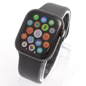 Apple Watch Series 10 42mm GPS Cellular Fitness Smartwatch - Black (C) - Picture 1 of 9