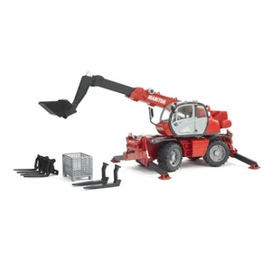 Bruder 1/16 Manitou Telehandler MRT 2150 with Attachments 02129 - Picture 1 of 6