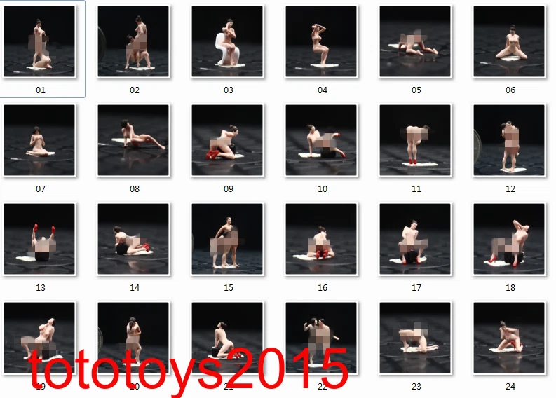 1/43 1/64 1/87 Girl Women Men Scene Miniatures Figures Doll For Cars Vehicles - Image 1 of 1