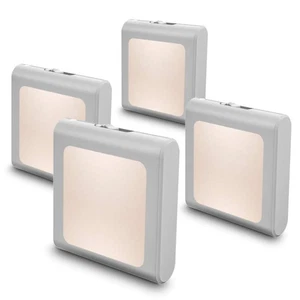 Plug in Dimmable Led Night Light with Auto Dusk to Dawn Sensor, Soft Warm Whi... - Picture 1 of 7