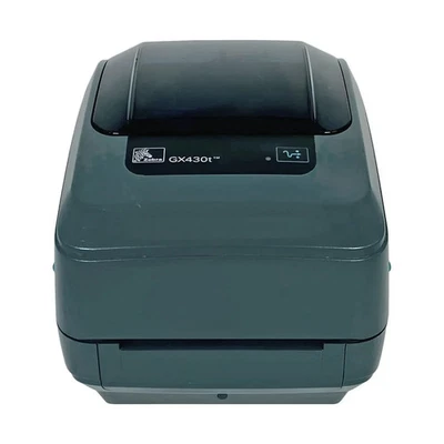 Zebra GX430T Thermal Transfer Label Printer 300 dpi USB LAN Serial No Adapter - Image 1 of 4