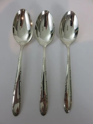 3pc Towle Madeira Sterling Silver Flatware Tablespoons 6 1/2" Place Spoons 116g - Image 1 of 4