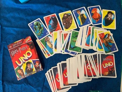 HARRY POTTER UNO Card Game Mattel 2005 Collectible COMPLETE CardsGood Condition - Image 1 of 4