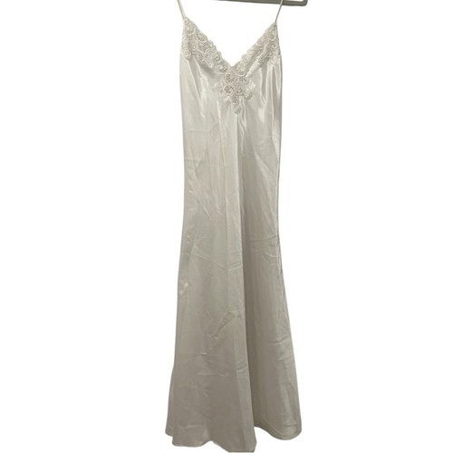 UNDERCOVER Abito da notte Victoria’s Secret vintage avorio slip dress lunghezza intera taglia small