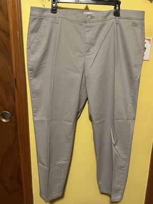 liz claiborne Classic Woman Pants Gray Pockets Size 18 - Image 1 of 4