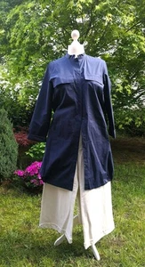 Annette Görtz Long Bluse 42 bis 46 Überwurf Neu Blau - Bild 1 von 13