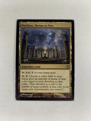 Nykthos Shrine to NYX Rare Land Card MTG Magic The Gathering - Image 1 of 2