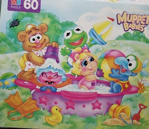 Rompecabezas Milton Bradley Muppet Bebés 60 Piezas De Colección 1987 Completo Henson - Imagen 1 de 2